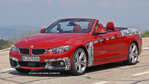 2015 Bmw 4 Series Cabrio Spied Spy Shots Of 2015 Bmw 4 Series