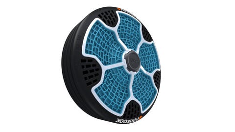 Hankook S Airless Tire Tech Concept R T New Technology Out Of All The Pieces Tech That Can Be Found In Modern Automobile Tire Seems To Part Has Evolved Least Over Years