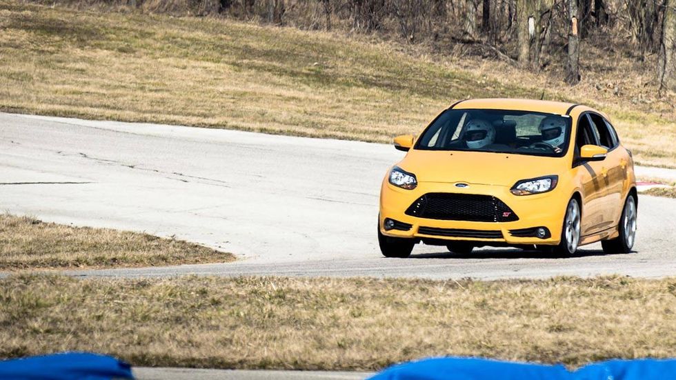 ford focus st on track