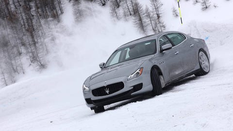 2014 Maserati Quattroporte S On Ice Web Originals