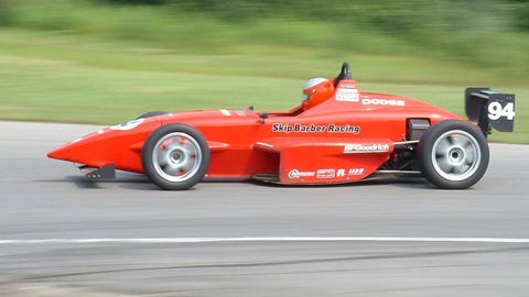 I made Randy Pobst laugh, then he gave me racing advice