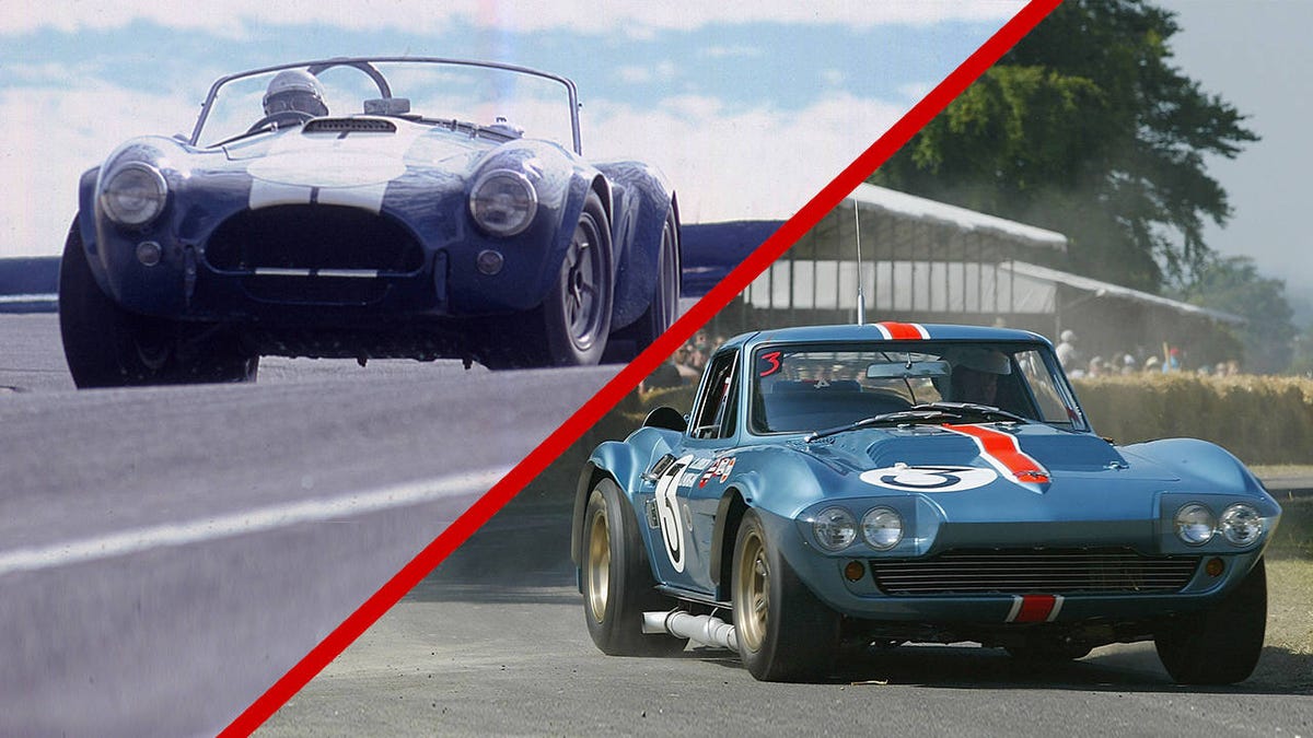 1963 Chevrolet Corvette Vs. Shelby Cobra - Racing