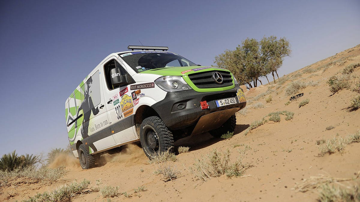 Mercedes Benz Sprinter 4x4 Moroccan Rally Van Racing