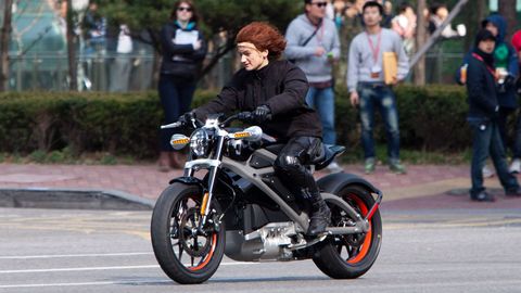 black widow trades vette for electric harley davidson in avengers age of ultron black widow trades vette for electric