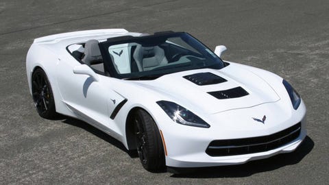 On the new Callaway Corvette, even the badge is supercharged