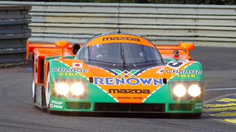 mazda 787b team transport