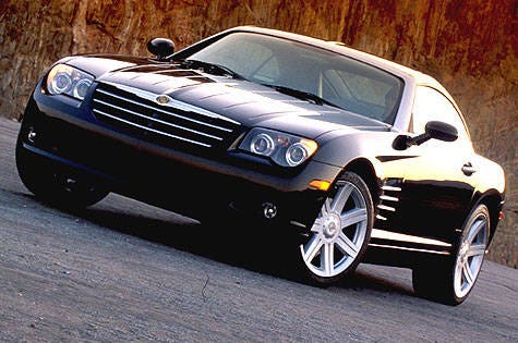 Road Test Of The 2004 Chrysler Crossfire Full Authoritative On Paper The Crossfire Has All Makings Of A Sports Car Two Seats 6 Sd Manual Wide 18 In Front And 19 Rear Tires Curb Weight Just