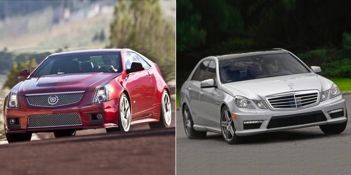 11 Cadillac Cts V Coupe Vs 10 Mercedes Benz E63 Amg Full Comparison Test