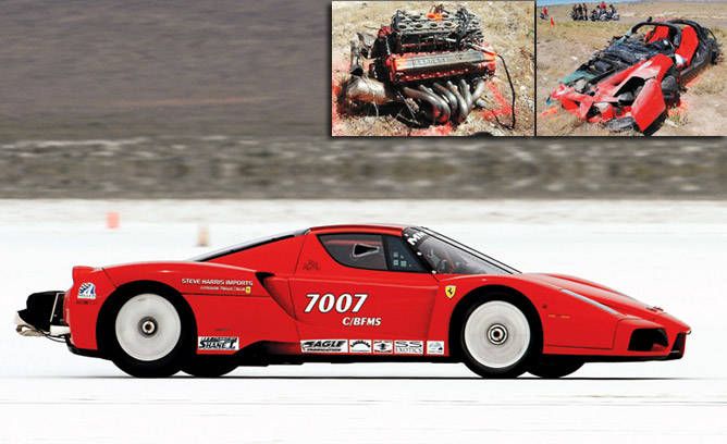 Ferrari Enzo Fastest Ferrari Ever Is Crashed And Re Built Hitting 238 780 Mph Roadandtrack Com