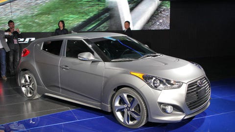 2013 Hyundai Veloster Turbo Pictures And News From 2012 Detroit