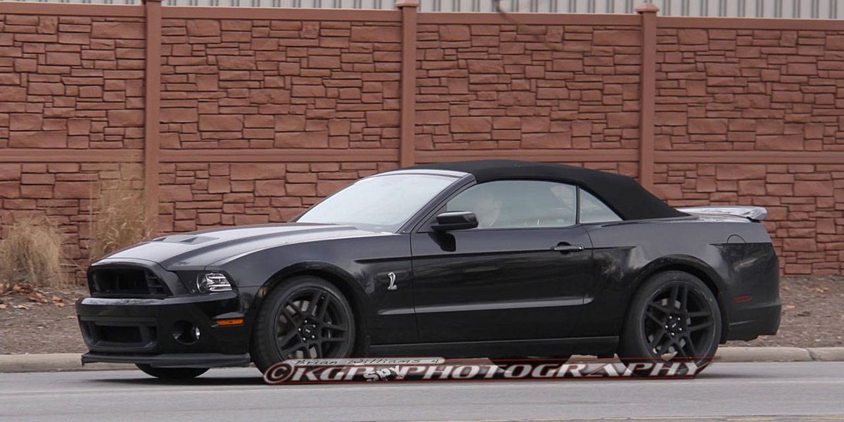 2013 Shelby GT500 Convertible Spy Pictures and News ...