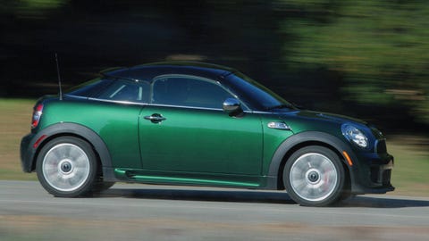 2012 Mini Coupe Jcw Review Mini Coupe John Cooper Works First