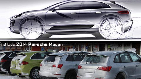 Porsche Macan Testing Photos 2013 Porsche Macan Specs And First