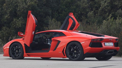 2012 Lamborghini Aventador Lp700 4 Road Test Lambo Aventador Test