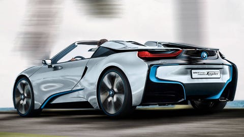 Bmw I8 Concept Spyder Photos And Technical Specs Bmw I8 Concept Spyder Photos And Technical Specs