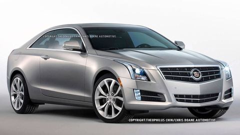 14 Cadillac Ats Coupe First Photos And Details Roadandtrack Com