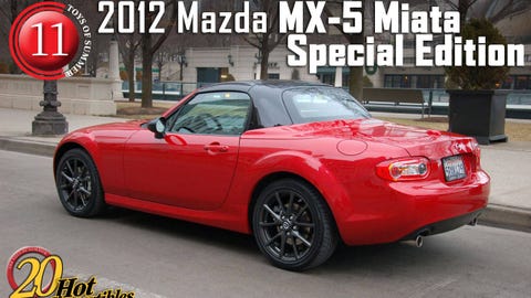 2017 Mazda Mx 5 Miata Special Edition 20 Hot New Convertibles Nothing S New Under The Skin But This Special Edition Dazzles With Its Retina Pummeling Earance Se Stands Apart Black Paint For