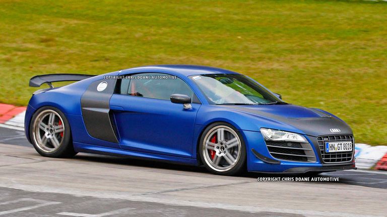 2013 Audi R8 GT Photos – New R8 GT Caught Track Testing in Germany ...