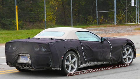 2014 Chevrolet Corvette Convertible Caught Testing - C7 ...