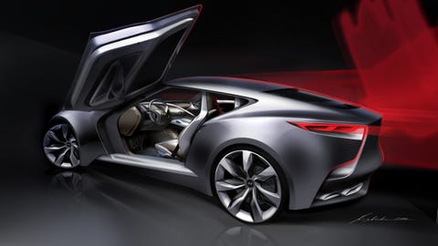 Is This The Next Genesis Coupe Hnd 9 Concept Ahead Of The Seoul Show South Korean Company Is Displaying Renderings For What They Are Calling A Hint At Their Next Generation