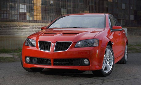 Top 20 New Cars For 2008 Pontiac G8