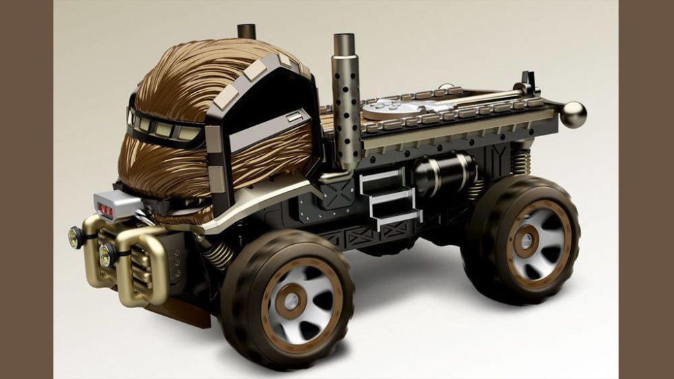 hot wheels chewbacca car