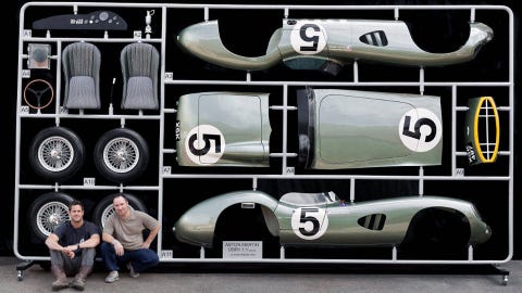 Airfix 1 1 Replica Shelby Salvadori 1959 Le Mans Winning