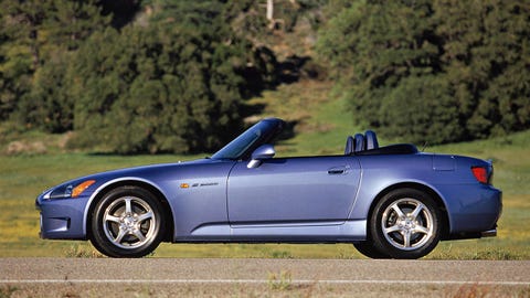 Land vehicle, Vehicle, Car, Sports car, Personal luxury car, Coupé, Convertible, Honda s2000, Luxury vehicle, Honda, 