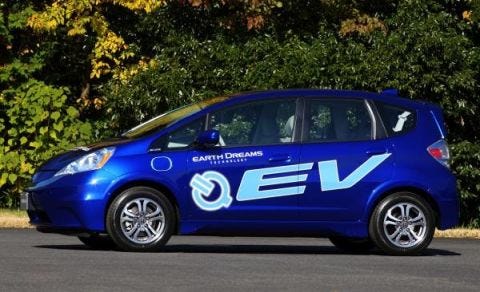 Honda Fit Ev Scores Equivalent 118 Mpg