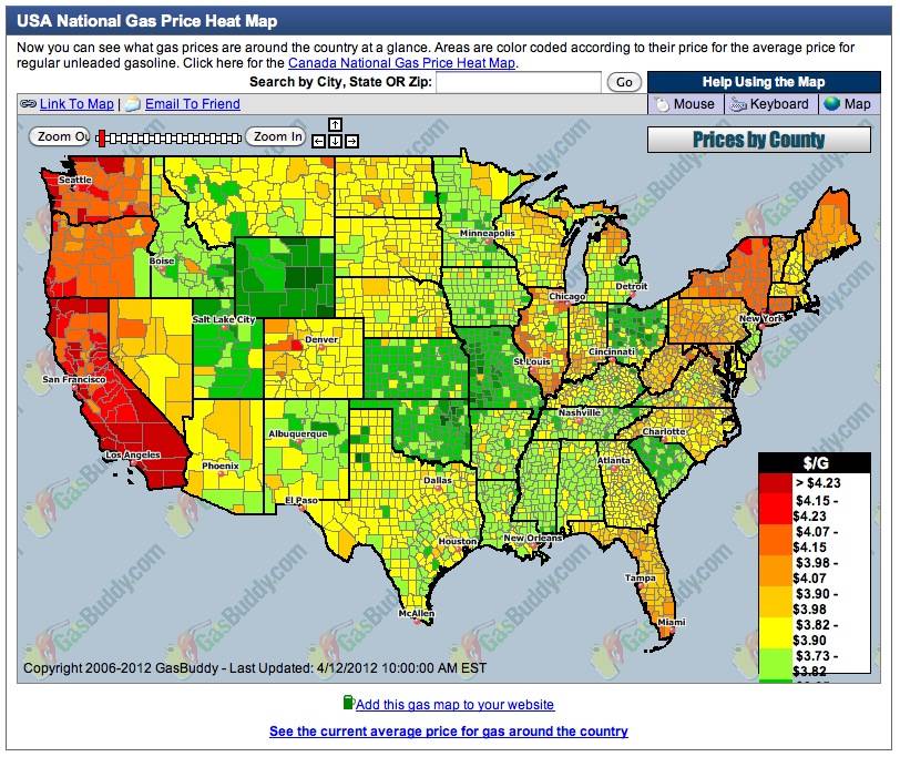 Finding Global Gas Prices