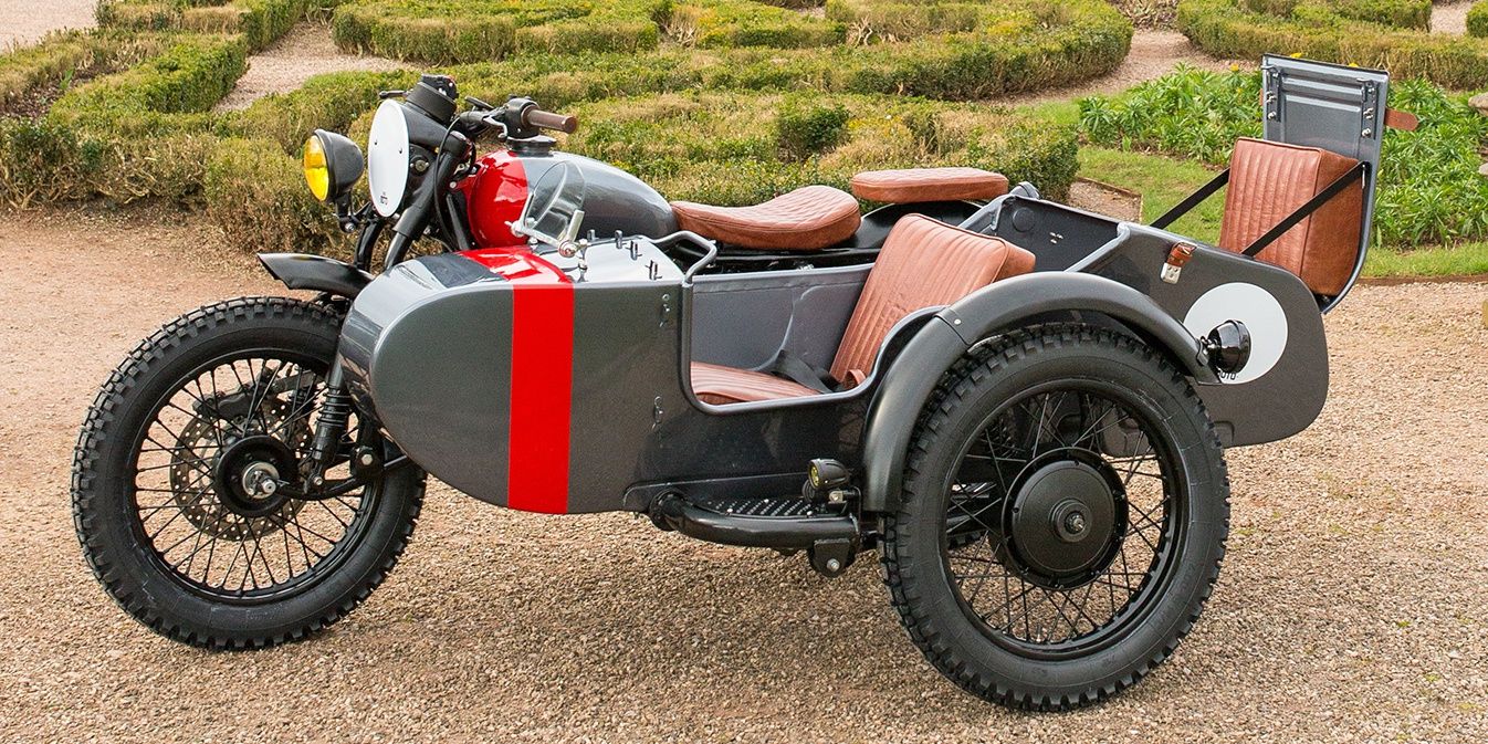 Motorcycle with seat on side cheap