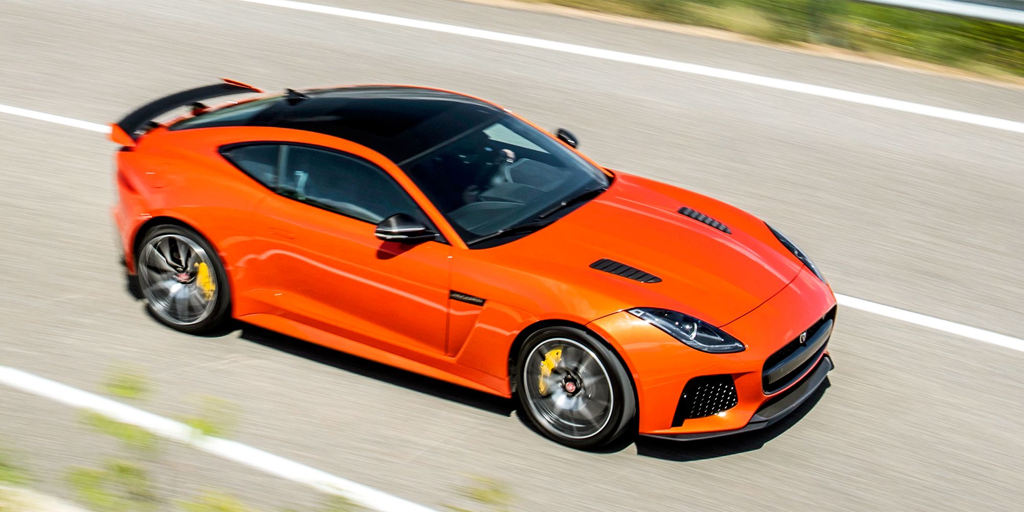 jaguar f type r coupe orange