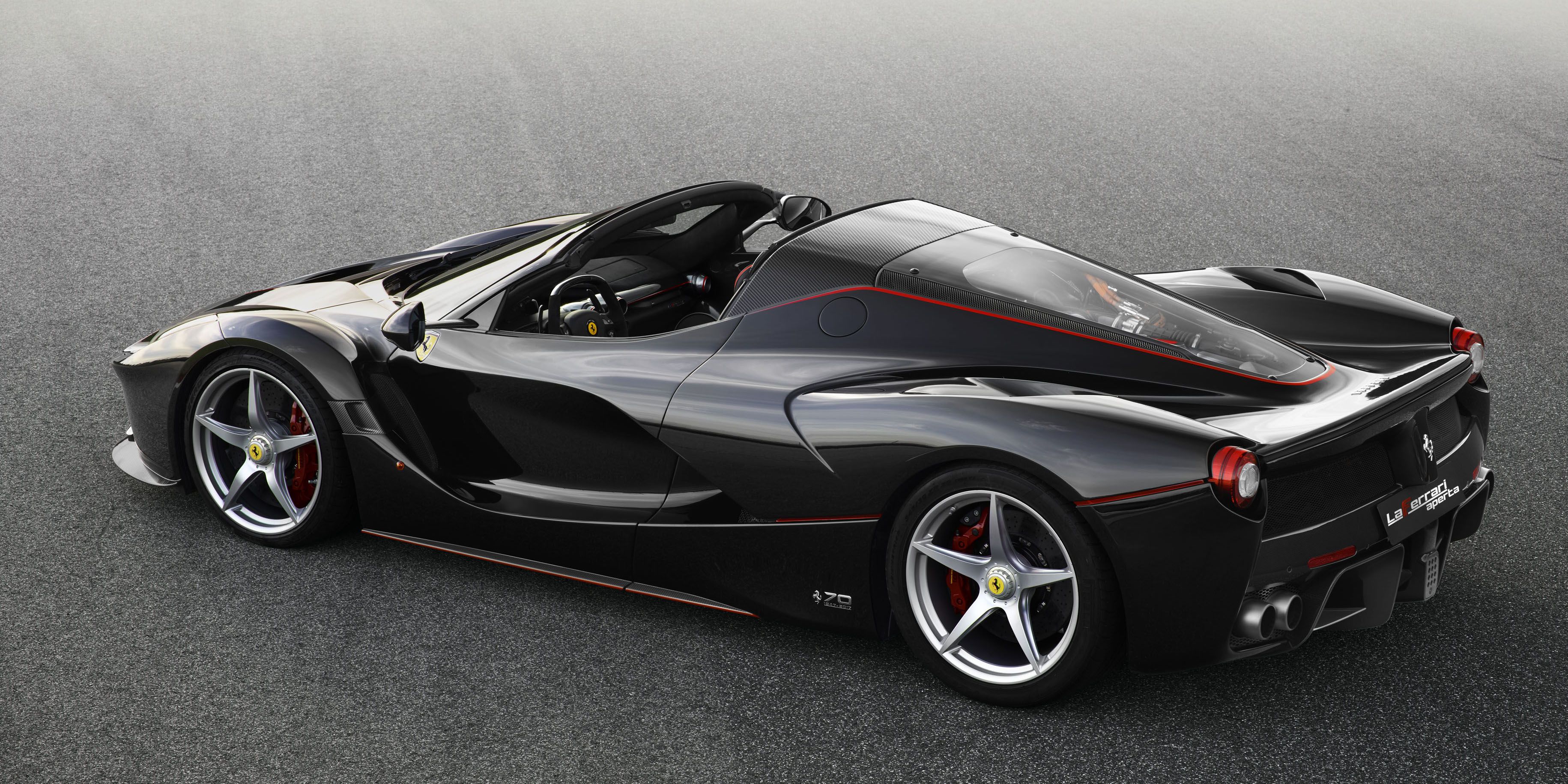 All black cheap laferrari