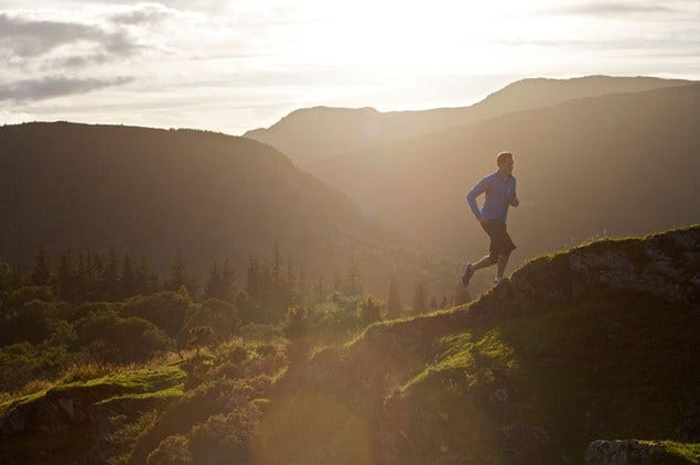 Mountainous landforms, Highland, Hill, Mountain, People in nature, Sunlight, Terrain, Adventure, Mountain range, Valley, 