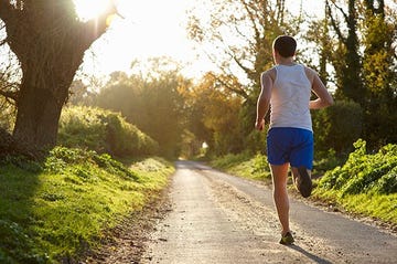 Road, People in nature, Sunlight, Sun, Asphalt, Light, Shorts, Running, Jogging, Trail, 