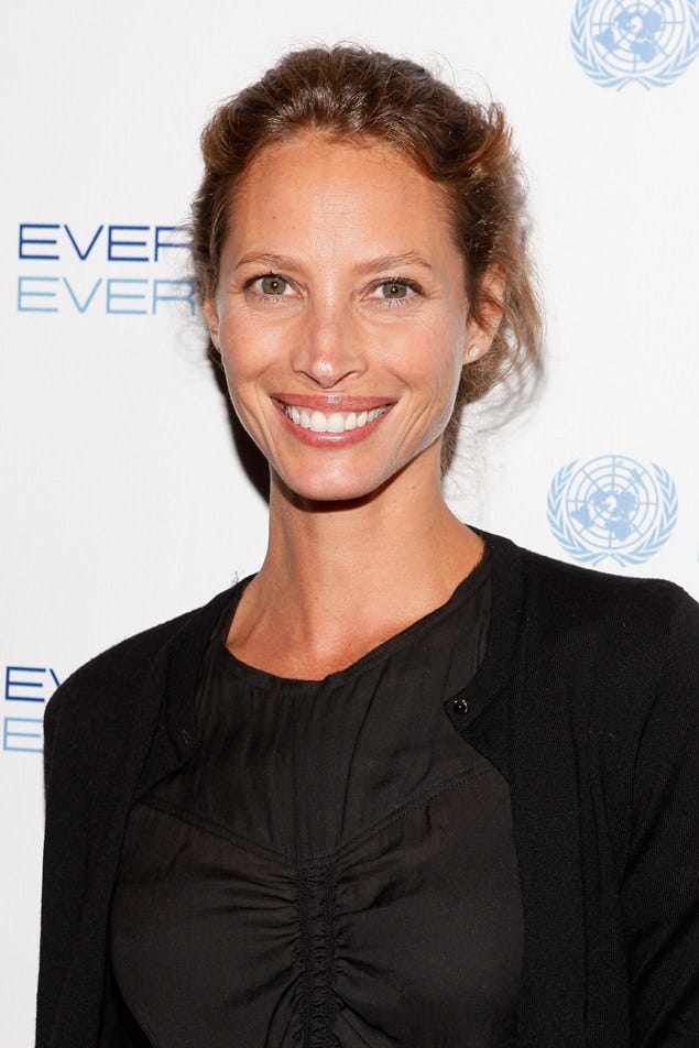 Supermodel Christy Turlington reveals labour inspired her to run marathons