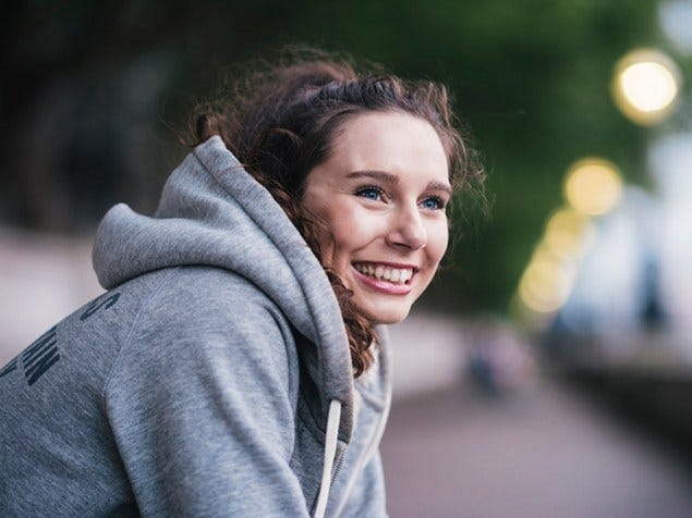 Lip, Eye, Mammal, Happy, Facial expression, Street fashion, Winter, Fur, Flash photography, Hood, 