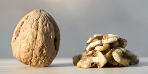 walnut, nut, nuts  seeds, beige, cashew family, still life photography, natural material, peanut, ball, produce,