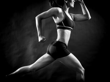 Human leg, Joint, Elbow, Brassiere, Waist, Thigh, Knee, Muscle, Black, Undergarment, 