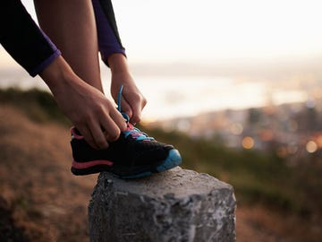 Human leg, Shoe, Carmine, Athletic shoe, Electric blue, Street fashion, Calf, Sneakers, Walking shoe, Nail, 