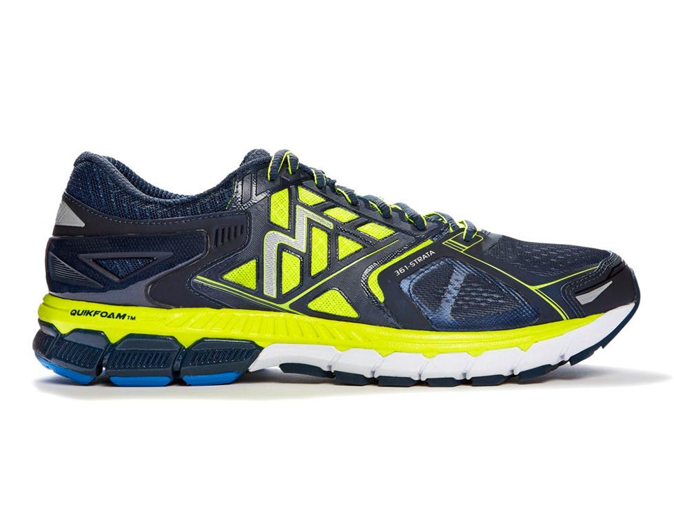 Shoe, Footwear, Running shoe, Outdoor shoe, Sneakers, Athletic shoe, Walking shoe, Cross training shoe, Blue, Yellow, 