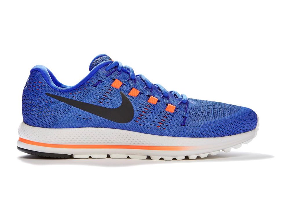 Shoe, Footwear, Outdoor shoe, Running shoe, Sneakers, White, Walking shoe, Blue, Orange, Cobalt blue, 