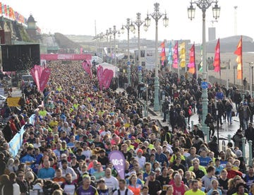 The event was 0.9 miles (146 metres) short, according to a statement from the race organisers.