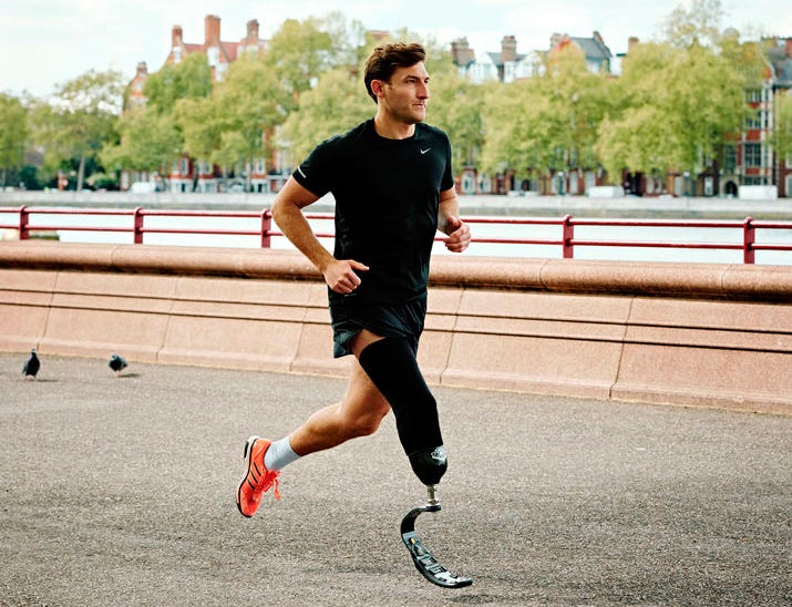 Human Race: 'I'm more able with one leg