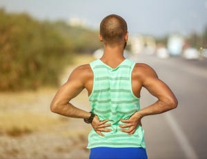 Sleeveless shirt, Sportswear, Elbow, Active tank, People in nature, Muscle, Waist, Athlete, Running, Back, 