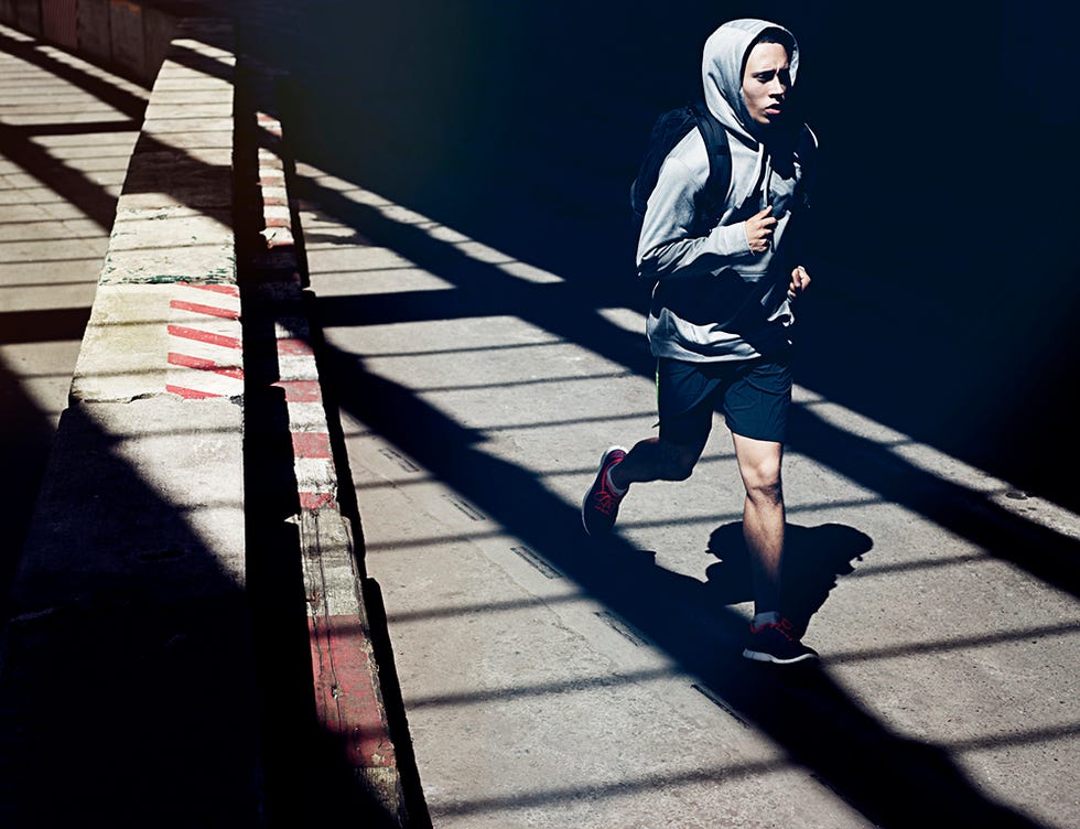 White, Shadow, Black, Running, Standing, Sky, Snapshot, Line, Cool, Stairs, 