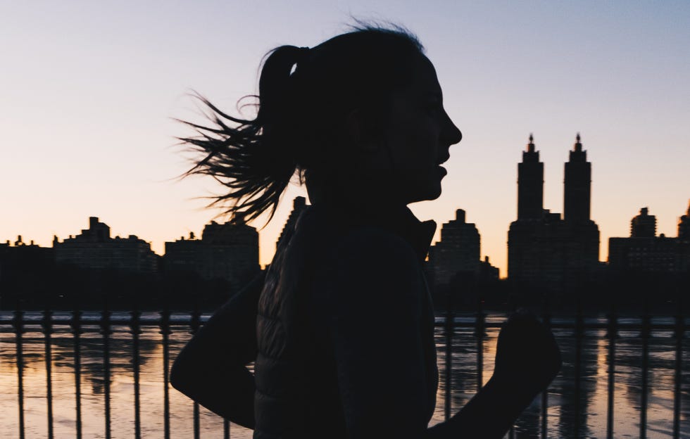 Silhouette, Sky, Backlighting, Beauty, Photography, Urban area, City, Black-and-white, Black hair, Architecture, 
