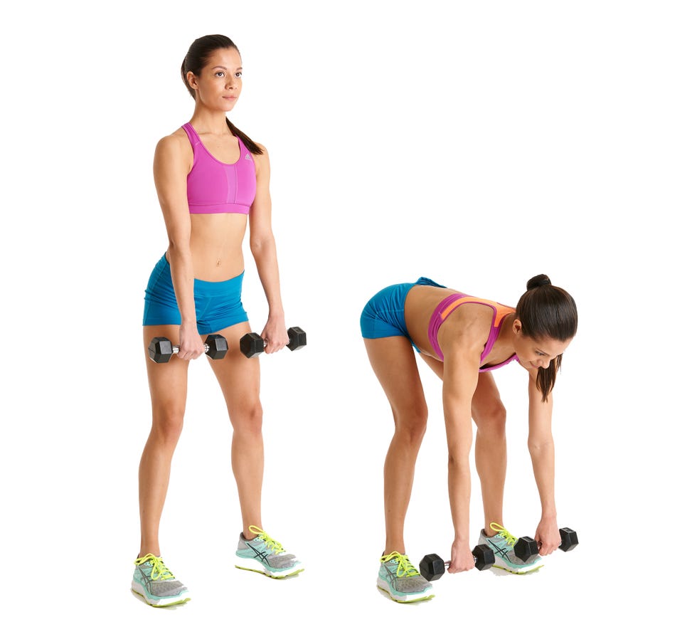 Weights, Exercise equipment, Arm, Sportswear, Leg, Shoulder, Standing, Kettlebell, Joint, Thigh, 