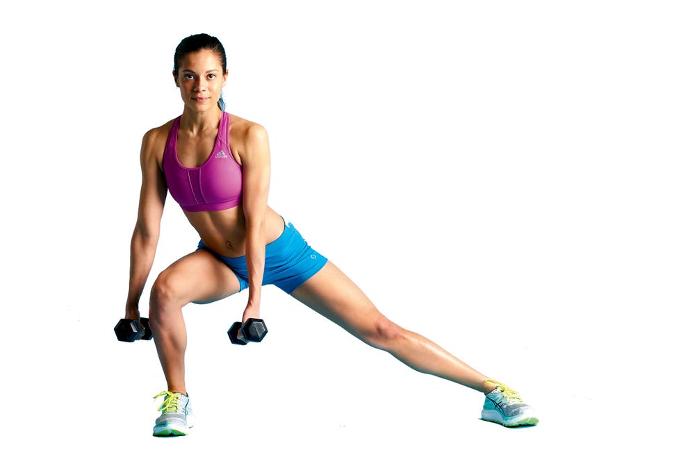 Thigh, Arm, Human leg, Leg, Weights, Strength training, Joint, Physical fitness, Knee, Lunge, 