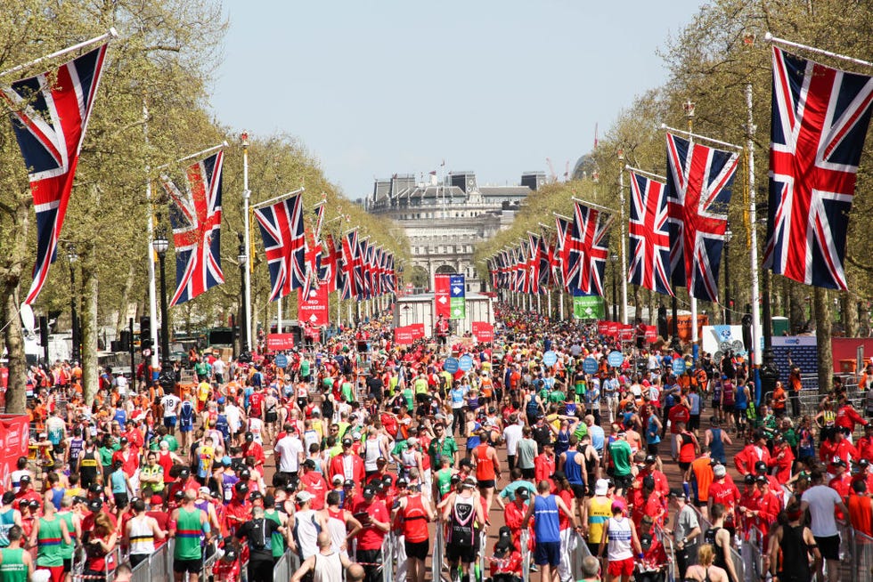 Combined events. Лондонский марафон. London Marathon. Maraphon Fans.